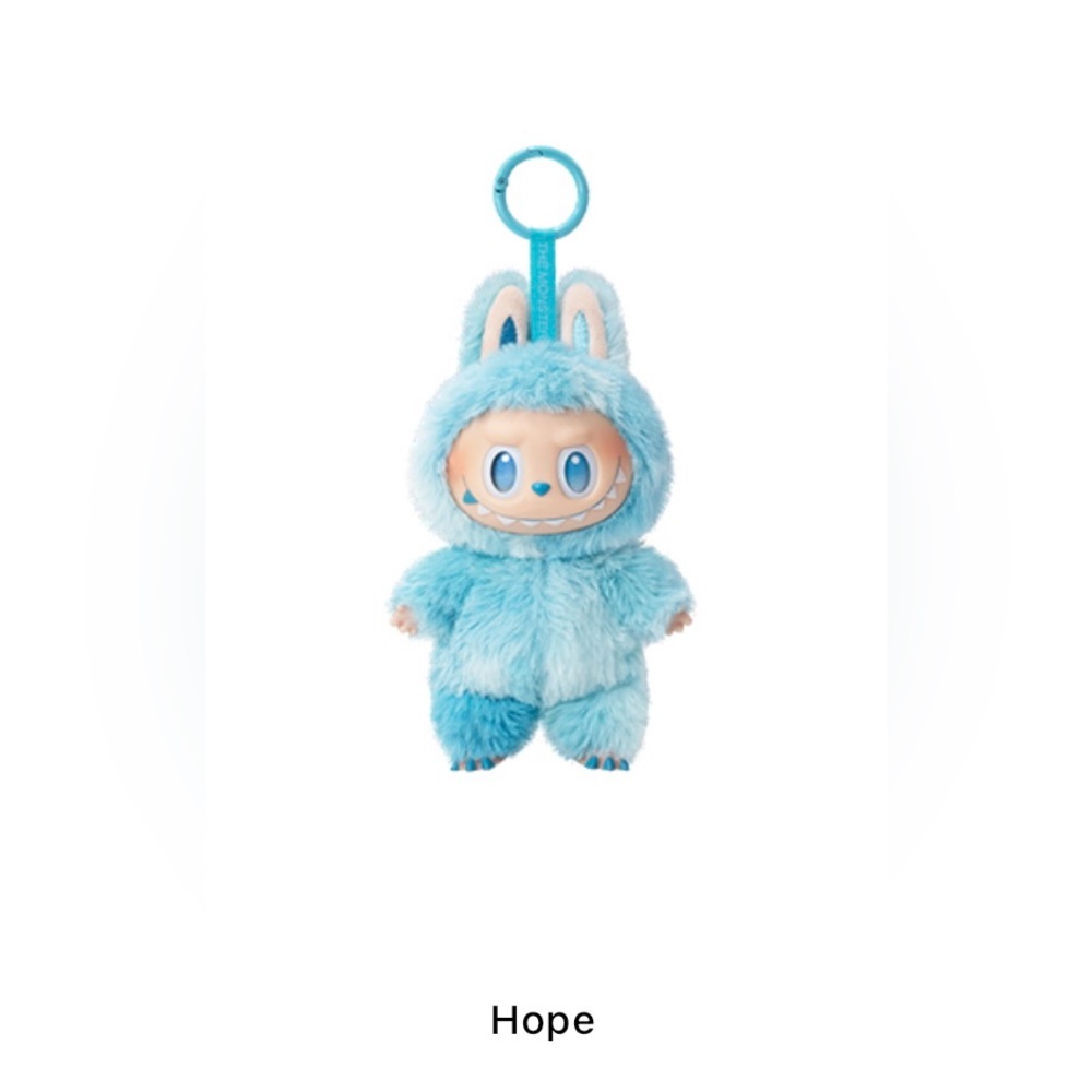 Blue Plush Bunny Keychain Toy